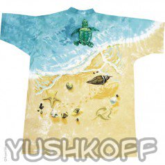 Сзади тоже черепашки!